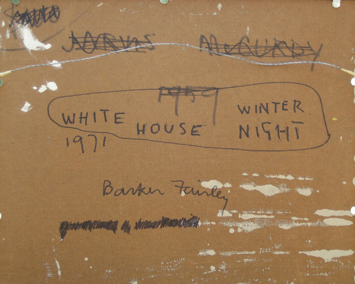 image: WHITE HOUSE, WINTER NIGHT