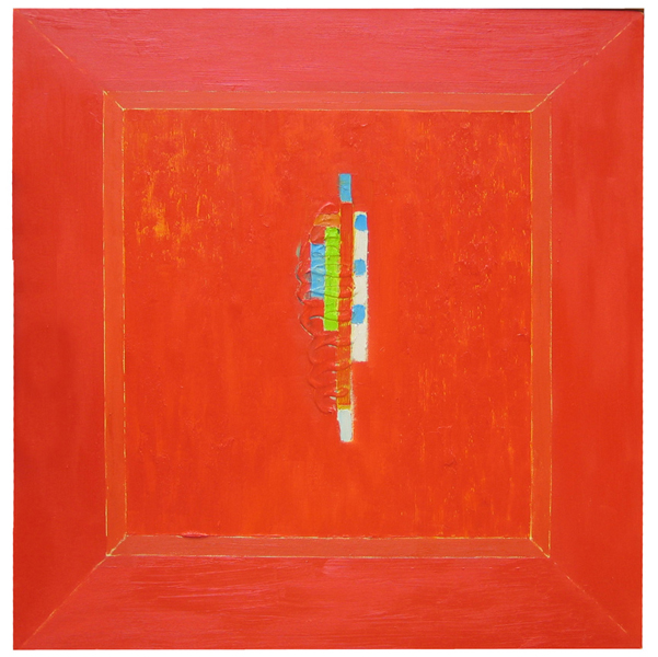 image: ABSTRACT PAINTING 2: RED STUDIO